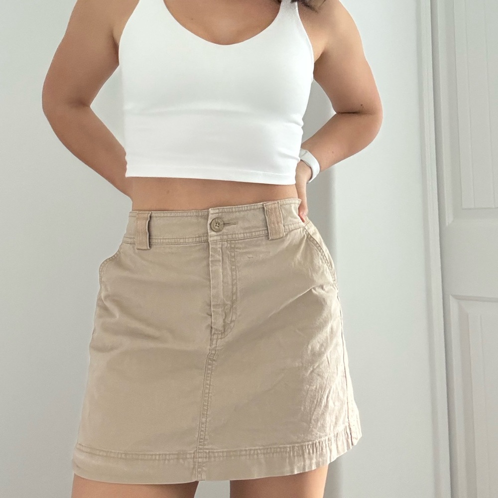 Tan Skort